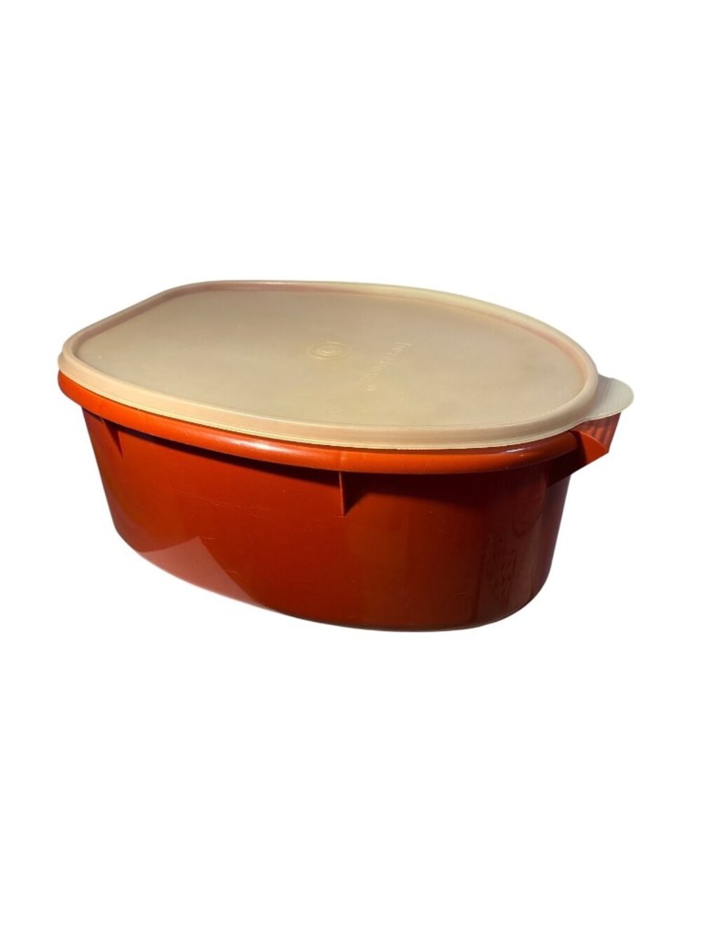 Tupperware Roast Flavor Saver Paprika Red 3 Piece Lift Out Tray Seal 12" Long